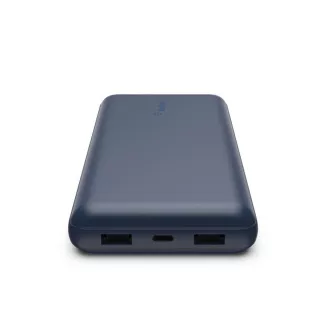 Belkin Power Bank, 20000 mAh, USB-A, 15W, albastru Belkin Power Bank, 20000 mAh, USB-A, 15W, albastru