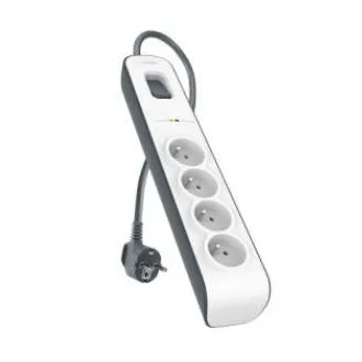 Protectie la supratensiune BELKIN SurgeStrip, 4 prize, 525J, 2M Protectie la supratensiune BELKIN SurgeStrip, 4 prize, 525J, 2M
