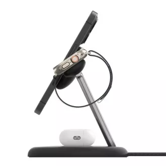 Belkin BOOST CHARGE PRO Qi2, suport magnetic 3in1 15W, negru