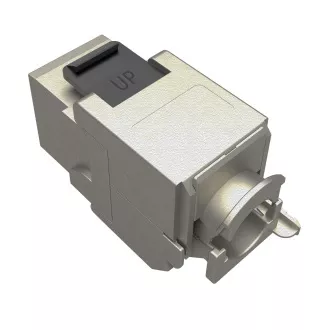 PACHET MULTI 24 buc - trapeză autotăiabilă Solarix CAT6A STP SXKJ-10G-STP-BK-SA Nivel de componente și 4PPoE