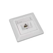 Solarix CAT6 UTP 1 x priză RJ45 încasabilă albă
