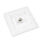 Solarix CAT6 STP 1 x priză RJ45 încasabilă, alb