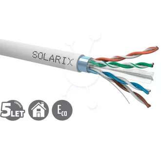 Cablu de instalare Solarix CAT6 FTP PVC Eca 500m/bobina SXKD-6-FTP-PVC