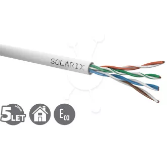 Cablu de instalare Solarix CAT5E UTP PVC Eca 500m/cutie SXKD-5E-UTP-PVC