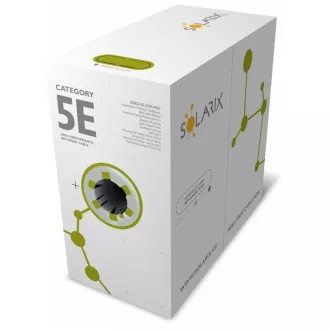 Cablu de instalare Solarix CAT5E UTP PVC Eca 500m/cutie SXKD-5E-UTP-PVC
