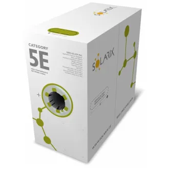 Cablu de instalare Solarix CAT5E UTP PVC Eca 500m/cutie SXKD-5E-UTP-PVC