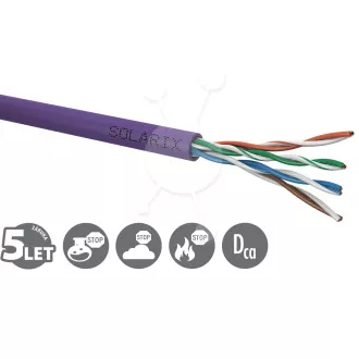 Cablu de instalare Solarix CAT5E UTP LSOH Dca-s1,d2,a1 500m/cutie SXKD-5E-UTP-LSOH