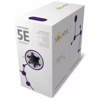 Cablu de instalare Solarix CAT5E UTP LSOH Dca-s1,d2,a1 500m/cutie SXKD-5E-UTP-LSOH