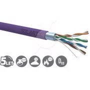 Cablu de instalare Solarix CAT5E FTP LSOH Dca-s1,d2,a1 500m/rolă SXKD-5E-FTP-LSOH