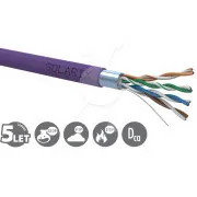 Cablu de instalare Solarix CAT5E FTP LSOH Dca-s1,d2,a1 500m/rolă SXKD-5E-FTP-LSOH