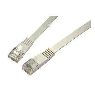 SOLARIX cablu patch plat CAT5E UTP LSOH 0,5m gri