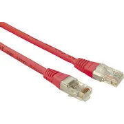 SOLARIX cablu patch CAT5E UTP PVC 0,5m roșu
