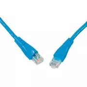 SOLARIX cablu patch CAT5E UTP PVC 0,5m albastru, rezistent la smulgere