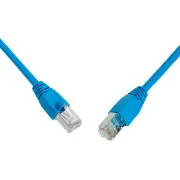 SOLARIX cablu de patch CAT6 UTP PVC 1m albastru, rezistent la smulgere