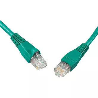 SOLARIX cablu patch CAT6 UTP PVC 2m verde, rezistent la smulgere