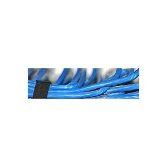 Velcro pe două fețe Solarix, lățime 10 mm, 25 m, negru