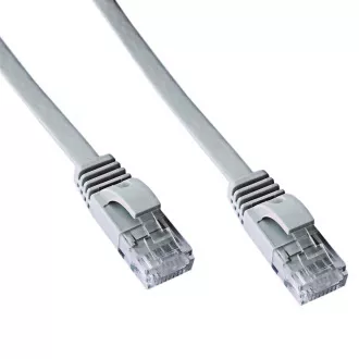 DATACOM Cablu de conectare UTP CAT6 1m gri FLAT plat