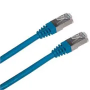 Cablu patch S/FTP, Cat6, 2xRJ45, 5m albastru