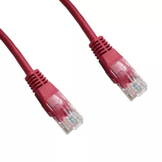 DATACOM Patch cord UTP Cat6 0,5m roșu