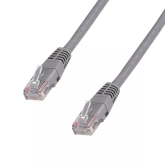 DATACOM Cablu patch 5m , UTP , Cat5e , RJ45, gri
