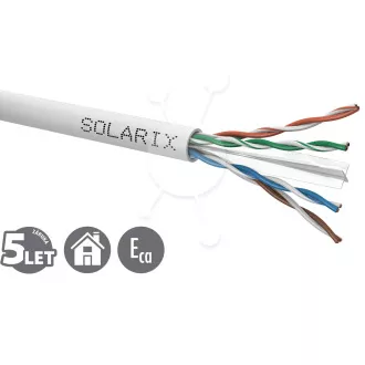 Cablu de instalare Solarix CAT6 UTP PVC Eca 500m/bobina SXKD-6-UTP-PVC Cablu de instalare Solarix CAT6 UTP PVC Eca 500m/bobina SXKD-6-UTP-PVC