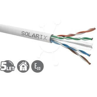 Cablu de instalare Solarix CAT6 UTP PVC Eca 500m/bobina SXKD-6-UTP-PVC Cablu de instalare Solarix CAT6 UTP PVC Eca 500m/bobina SXKD-6-UTP-PVC