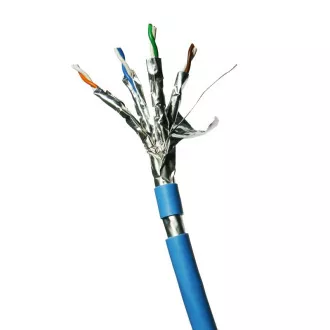 DATACOM F/FTP sârmă CAT6A Eca LSOH 500m bobină albastru