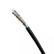Sârmă FTP DATACOM CAT6 PE, bobină Fca 100m, negru, EXTERIOR, metru