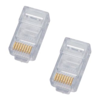 DATACOM Conector Cat5e RJ45, cablu, UTP 100 buc.