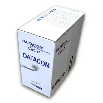 DATACOM UTP flex, cablu Cat6 PVC, gri, 305m, cablu DATACOM UTP flex, cablu Cat6 PVC, gri, 305m, cablu
