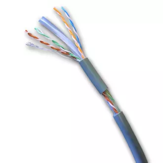DATACOM UTP flex, cablu Cat6 PVC, gri, 100m, cablu