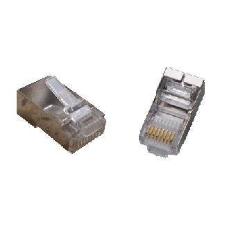 DATACOM RJ45 RJ45 STP Cat5e 8p8c conector 100 buc, pentru sârmă DATACOM RJ45 RJ45 STP Cat5e 8p8c conector 100 buc, pentru sârmă