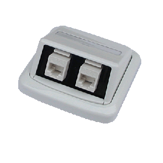 Priză dublă ABB TANGO 2xRJ45 cat6 UTP alb ABB TANGO 2xRJ45 cat6 UTP alb