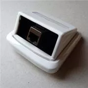 Priză simplă ABB TANGO 1xRJ45 cat6 STP alb ABB TANGO 1xRJ45 cat6 STP alb