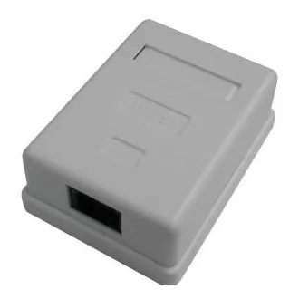 DATACOM Priză unică deasupra gips-cartonului-1xRJ45, Cat5e UTP