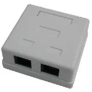 DATACOM Priză dublă deasupra plăcii de gips-carton-2xRJ45, Cat5e UTP
