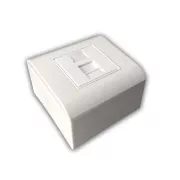Priză modulară de date UTP CAT5E 1xRJ45 pentru montare încastrată