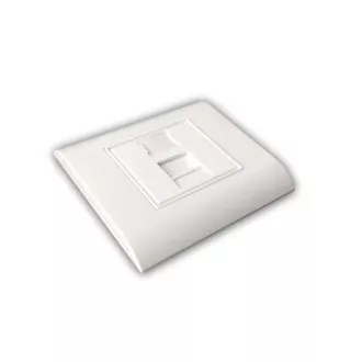Priză modulară de date UTP CAT5E 1xRJ45 pentru montare încastrată