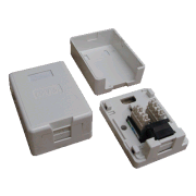 DATACOM UTP 1xRJ45 priză CAT6 pentru tencuială (rezistent la praf)