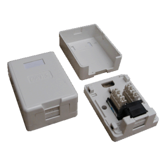 DATACOM UTP 1xRJ45 priză CAT6 pentru tencuială (rezistent la praf) DATACOM UTP 1xRJ45 priză CAT6 pentru tencuială (rezistent la praf)