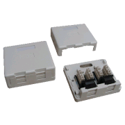 DATACOM UTP 2xRJ45 CAT6 pentru tencuială (rezistent la praf)