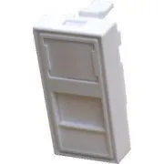 DATACOM Modul 45x22,5 mm pentru pervaz cu ecran, alb