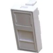 DATACOM Modul 45x22,5 mm pentru pervaz cu ecran, alb