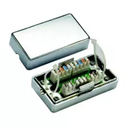 DATACOM Connection BOX STP Cat5e (2* câmp crestat) Argintiu