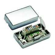 DATACOM Connection BOX STP Cat5e (2* câmp crestat) Argintiu
