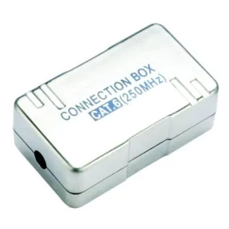 DATACOM Connection BOX STP CAT6 (2* câmp crestat) Argintiu