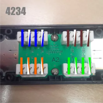 DATACOM Conector cu crestătură UTP CAT6 LSA BK