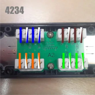 DATACOM Conector cu crestătură UTP CAT6 LSA BK DATACOM Conector cu crestătură UTP CAT6 LSA BK