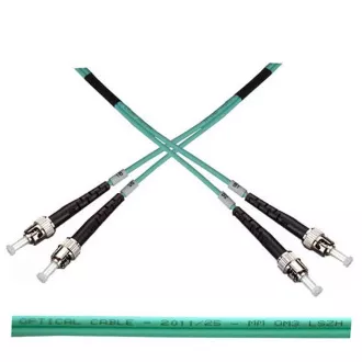 Cablu optic patch duplex ST-ST 50/125 MM 1m OM3