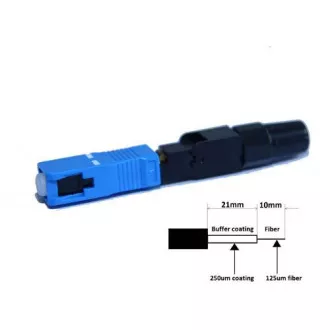 Conector optic SC cu instalare rapidă 1 buc (SM și MM)